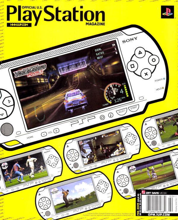 Official U.S. PlayStation Magazine Issue 089 (February 2005) cover